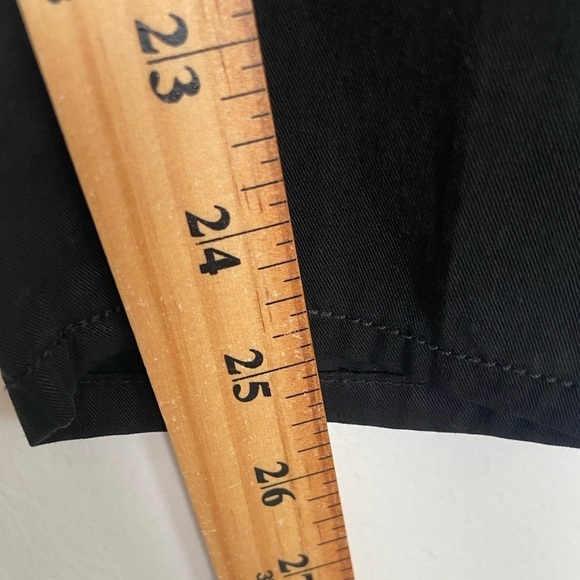 Gap Women’s Pull On Pants Size L Lyocell Tencel Cropped Tapered Downstring Black - Picture 12 of 14